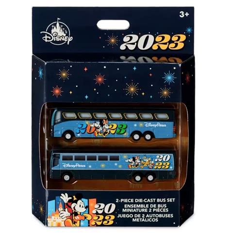 Disney Die Cast Bus Set - 2023 Mickey & Friends - Disney Parks