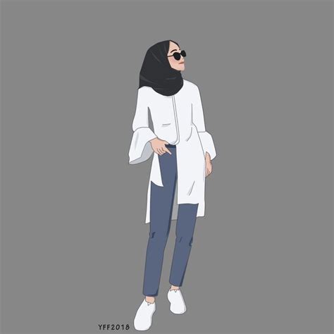 Pin by Azzahra Shafira on Hijab | Hijab cartoon, Hijab illustration ...