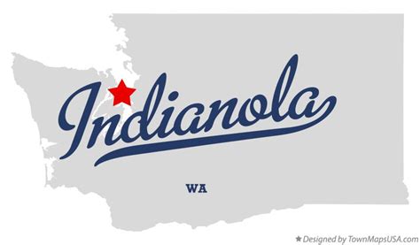 Map of Indianola, WA, Washington