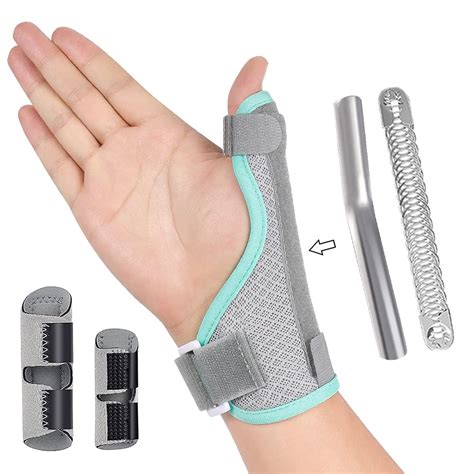 Amazon.com: Simnoble Thumb Splint Brace + 2 Trigger Finger Splint ...