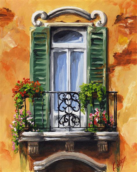 Balcony Painting at PaintingValley.com | Explore collection of Balcony ...