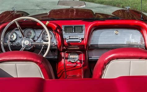 2-tone vinyl interior on a 1960 Thunderbird convertible, withA /C ...