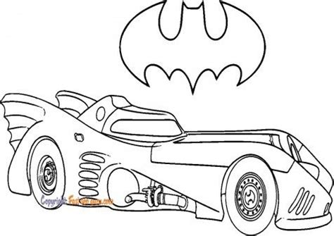 Batman Car Coloring Pages - MakhituLawson