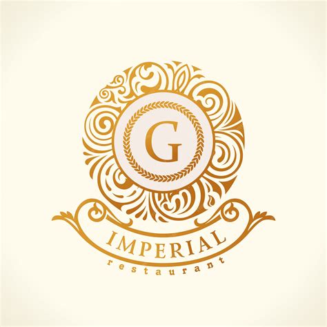 Premium Vector | Calligraphic floral baroque monogram logo