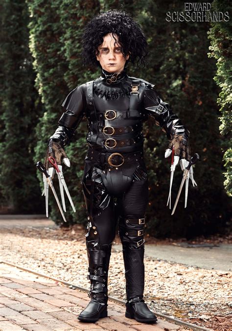 Kid's Authentic Edward Scissorhands Costume | Movie Costumes