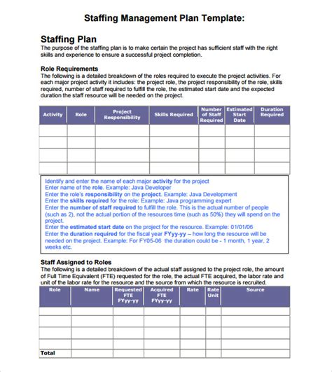 Staffing Proposal Template