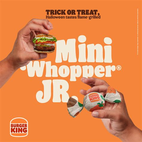 Burger King launched Mini Whopper Jr. to celebrate Halloween