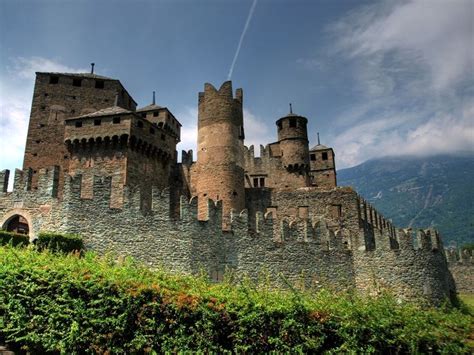 Castle in Aosta, Italy | Amazing places on earth, Beautiful castles, Castle