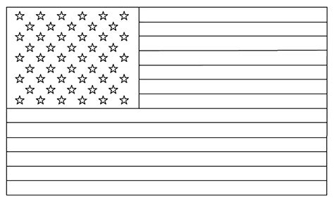 Usa Flag Coloring Pages – Warehouse of Ideas