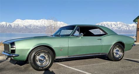 1967 Documented RS/SS Chevrolet Camaro in Rare Mountain Green Metallic ...