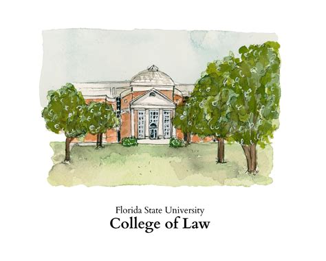 FSU College of Law Main Building Print – artxnikki