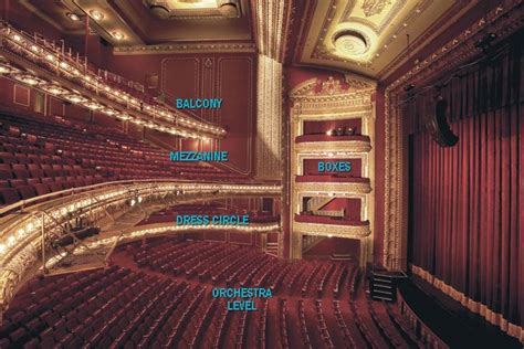 Types of Seating | Majestic theatre, Chicago landmarks, Seating charts