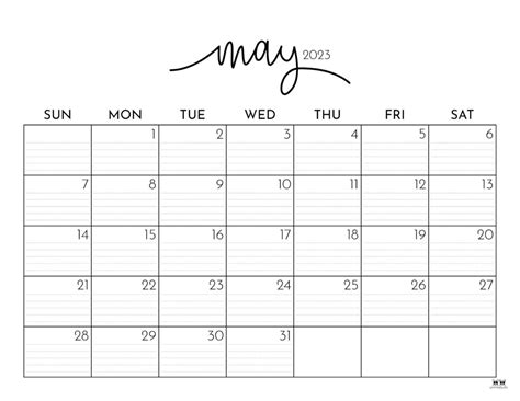 May 2023 Calendar Printable – Get Calendar 2023 Update