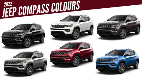 2022 Jeep Compass Latitude Lux (US-Spec) - All Colour Options - Images ...