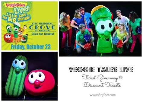 Veggie Tales Live Discount Tickets $11.25 + 4 Ticket #Giveaway - Any Tots