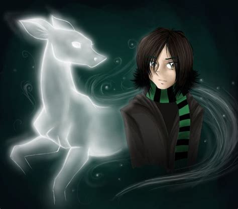 Severus Snape Fan Art: Snape's patronus | Snape fan art, Snape and lily ...