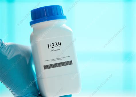 Container of the food additive E339 - Stock Image - F036/8431 - Science ...