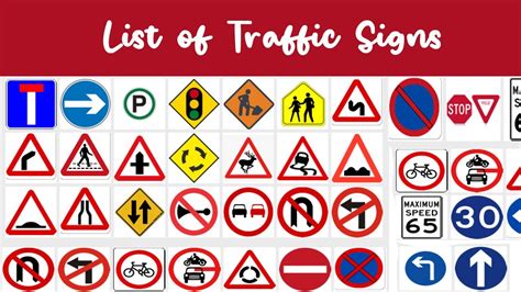 Regulatory Road Signs Meanings