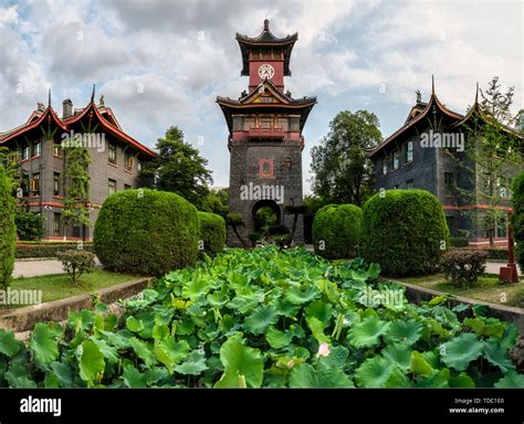 Clock Tower, Huaxi Campus, Sichuan University Stock Photo - Alamy