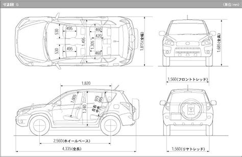 Dimensions Of Toyota Rav4