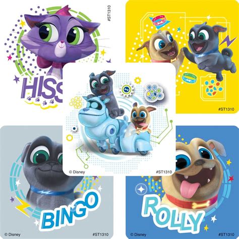 25 Puppy Dog Pals Stickers 2.5 x 2.5 Each | Etsy