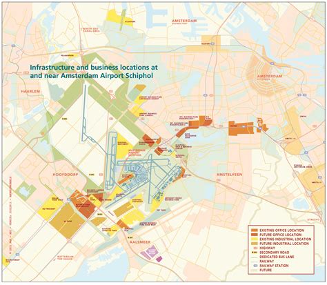 www.rotterdamtransport.com - Airfreight - Map Amsterdam Airport Schiphol