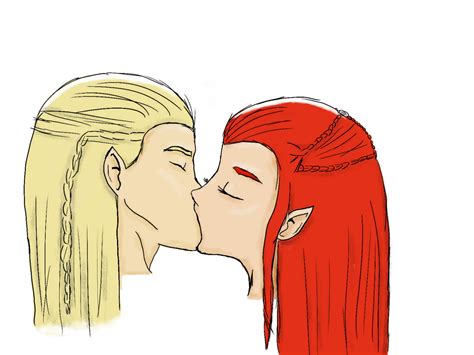 Tauriel And Legolas Kiss