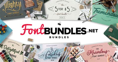 Font Bundles | Download Premium & Free Font Bundles Instantly