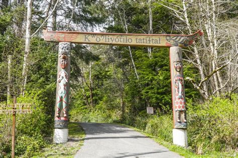 Entrance To the Quileute Cemetery - Quillayute Tribe - FORKS ...