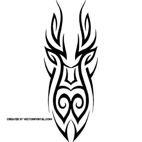 Tribal tattoo design Royalty Free Stock SVG Vector