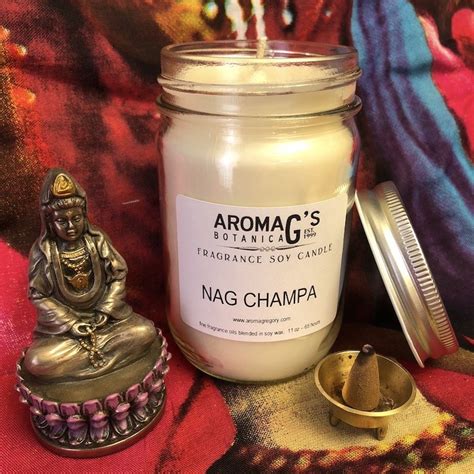 Nag Champa Soy Candle | aromaG's Botanica