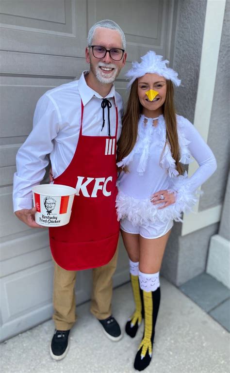 KFC couples Halloween costume. Colonel Sanders and chicken. in 2023 ...