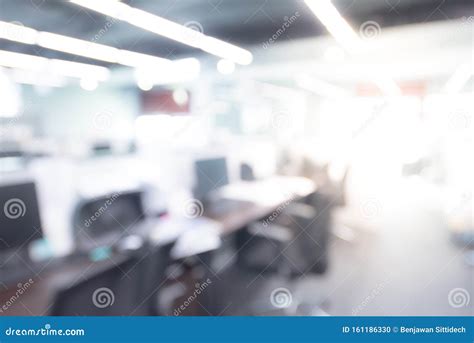 Abstract Blurred Office Interior Background Stock Photo - Image of ...