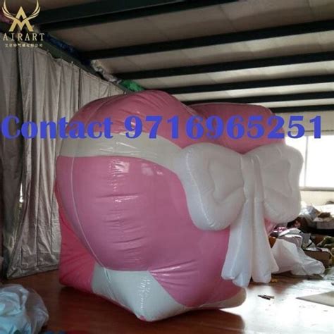 Lovely Pink Heart Inflatable Blasting Balloon Wedding Event Surprise ...