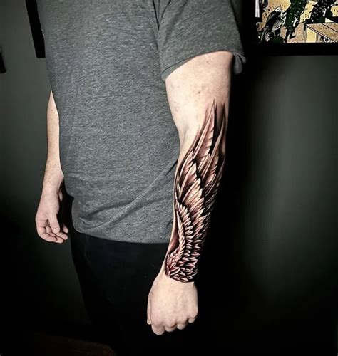 Update more than 70 forearm tattoo wings best - in.coedo.com.vn