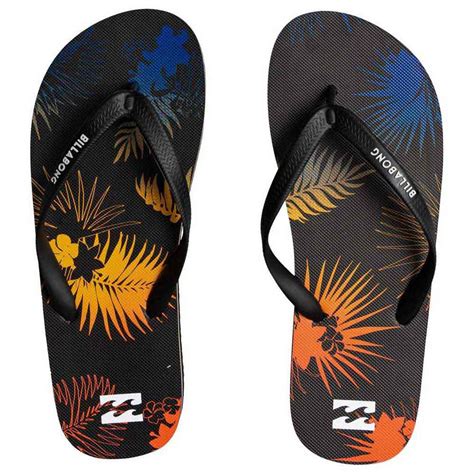 Billabong Waves Flip Flops Black buy and offers on Dressinn