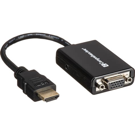 Comprehensive HDMI Type A to VGA Converter with Audio HDAM-VGAF