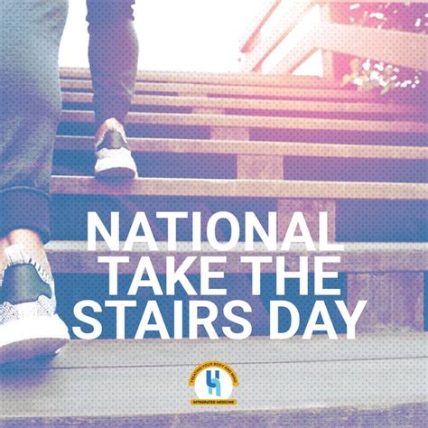 National Take The Stairs Day | Health care, Medical health care, Health