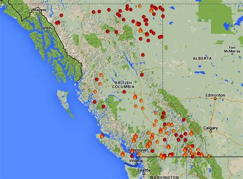 Bc Forest Fire Map Today - Forrest Wells Trending