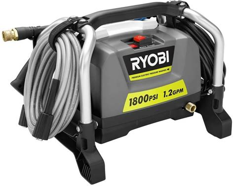 Ryobi Electric Pressure Washer 1,800 PSI 3-Quick-Connect Nozzles ...