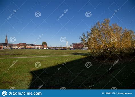 Scenic View of Beringen City in Full Sunlight Stock Photo - Image of ...