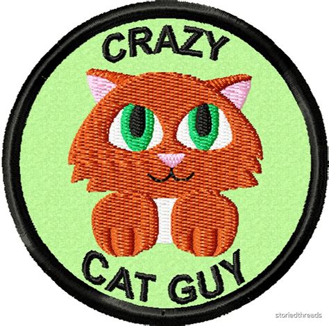 "Crazy Cat Guy" by storiedthreads | Redbubble