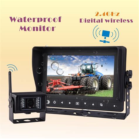 China 7 Inch Rearview Wireless Camera System with Dust Prevention ...