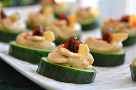 Cucumber Hummus Canapé [Vegan, Gluten-Free] - One Green Planet