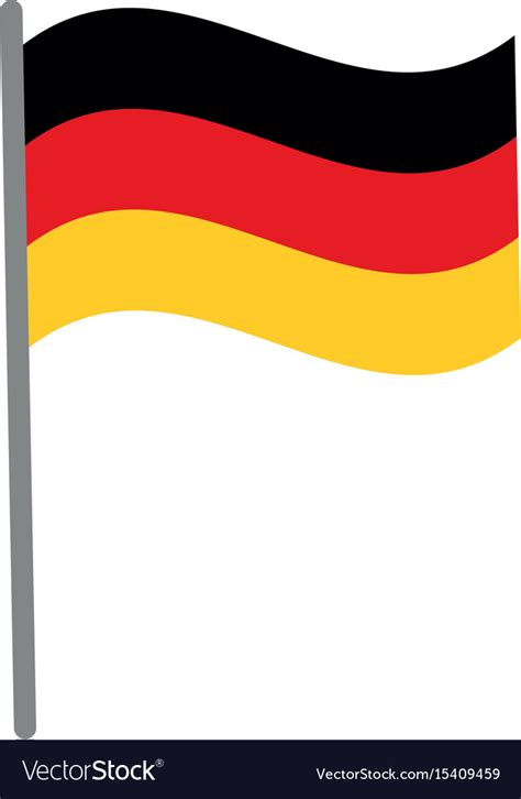 Germany country flag icon Royalty Free Vector Image