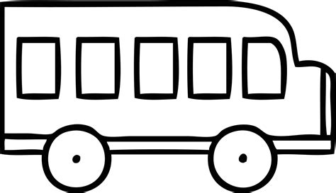 line drawing cartoon school bus 10260585 Vector Art at Vecteezy