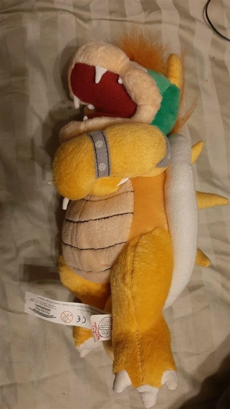 RARE Super Mario Bros Plush Bowser European Exclusive 7" Nintendo Play ...