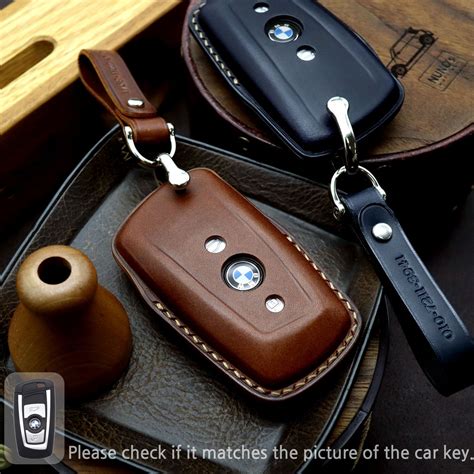 BMW key chain Leather Car Key Fob cover Remote Key Case Car | Etsy