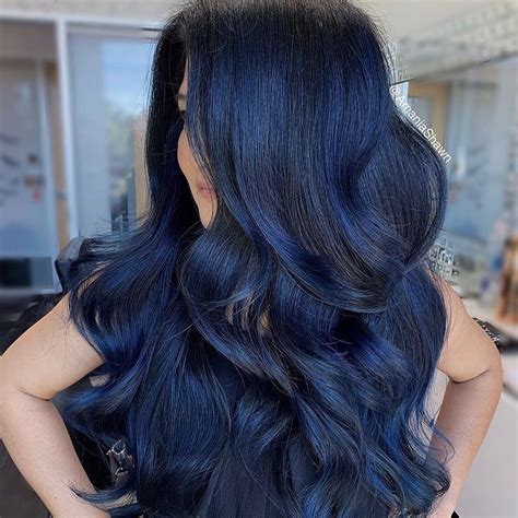 Blue-black hair dye - the best shades and features of coloring