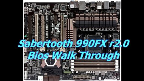 Sabertooth 990FX R2.0 BIos Walk Through - YouTube